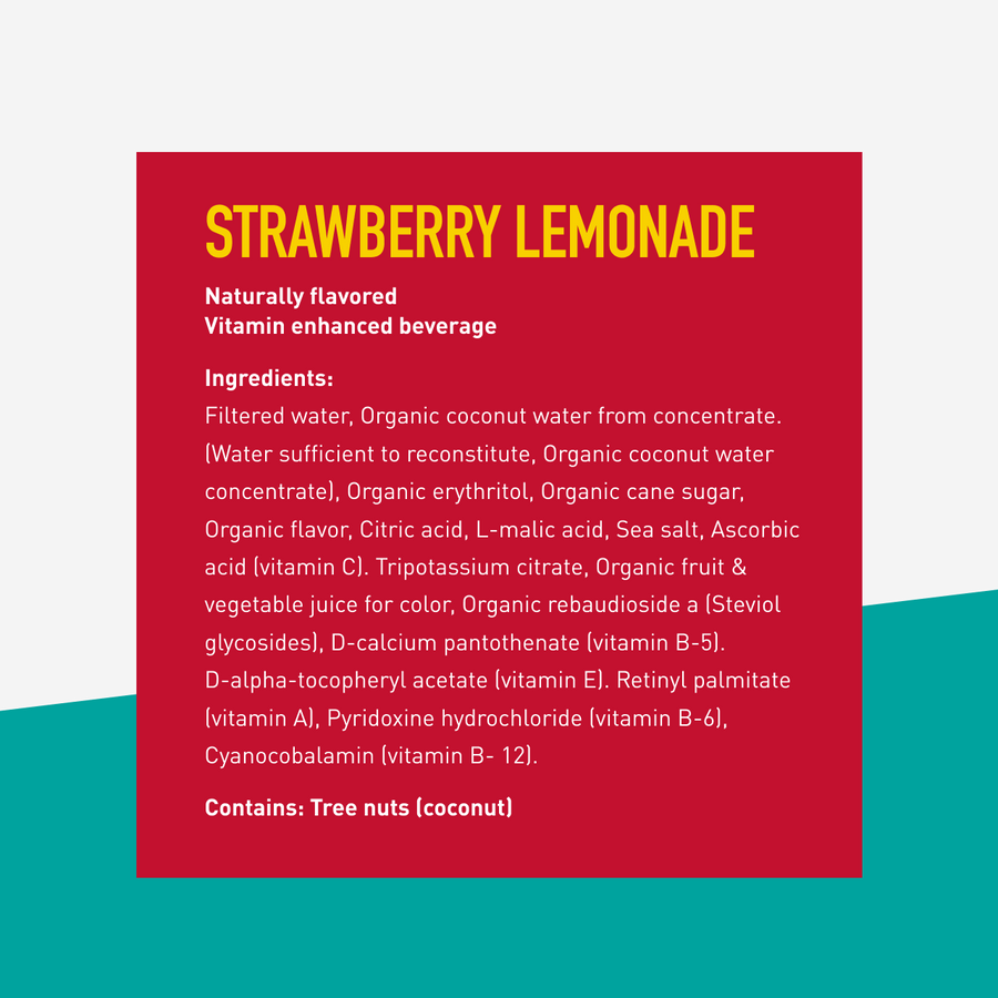 Roar Organic Strawberry Lemonade Vitamin Enhanced Beverage, 532mL/18.6 fl. oz., Bottle {Imported from Canada}